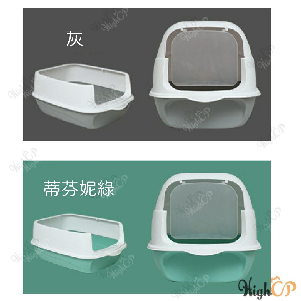 可兩用貓砂盆 封閉貓砂盆 開放貓砂盆 附鏟子 貓廁所 貓砂 防濺砂 加高貓砂盆 防散砂 貓砂盆【23030128】 6
