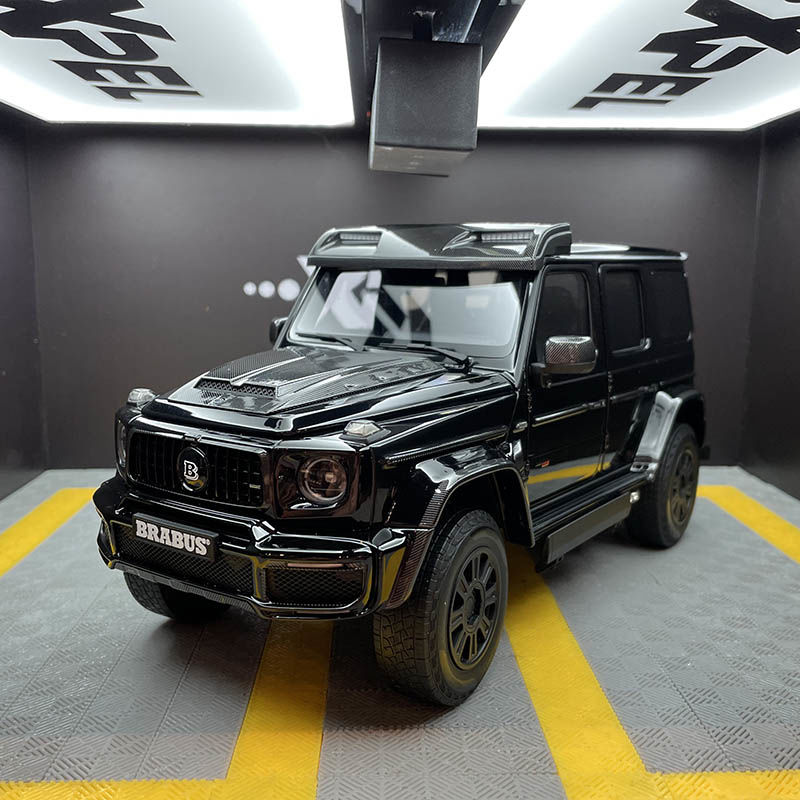現貨免運！汽車模型 車模 手辦 禮物 AR似真 1:18 賓士G63 4*4 巴博斯G800博速800 2023款合金汽車模型 八折下殺 打骨折 可開發票 加客服賴享受巨額減免金牌保障