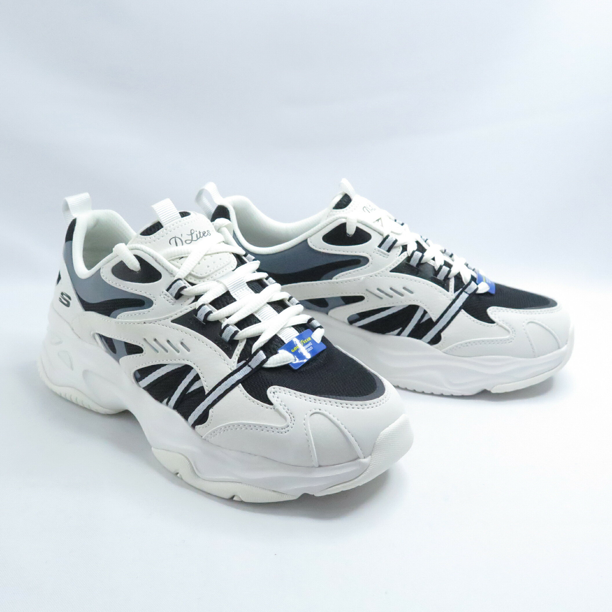 Skechers 896205NTBK 休閒鞋 D LITES 4.0 女款 老爹鞋 厚底增高 固特異大底 元氣黑森林