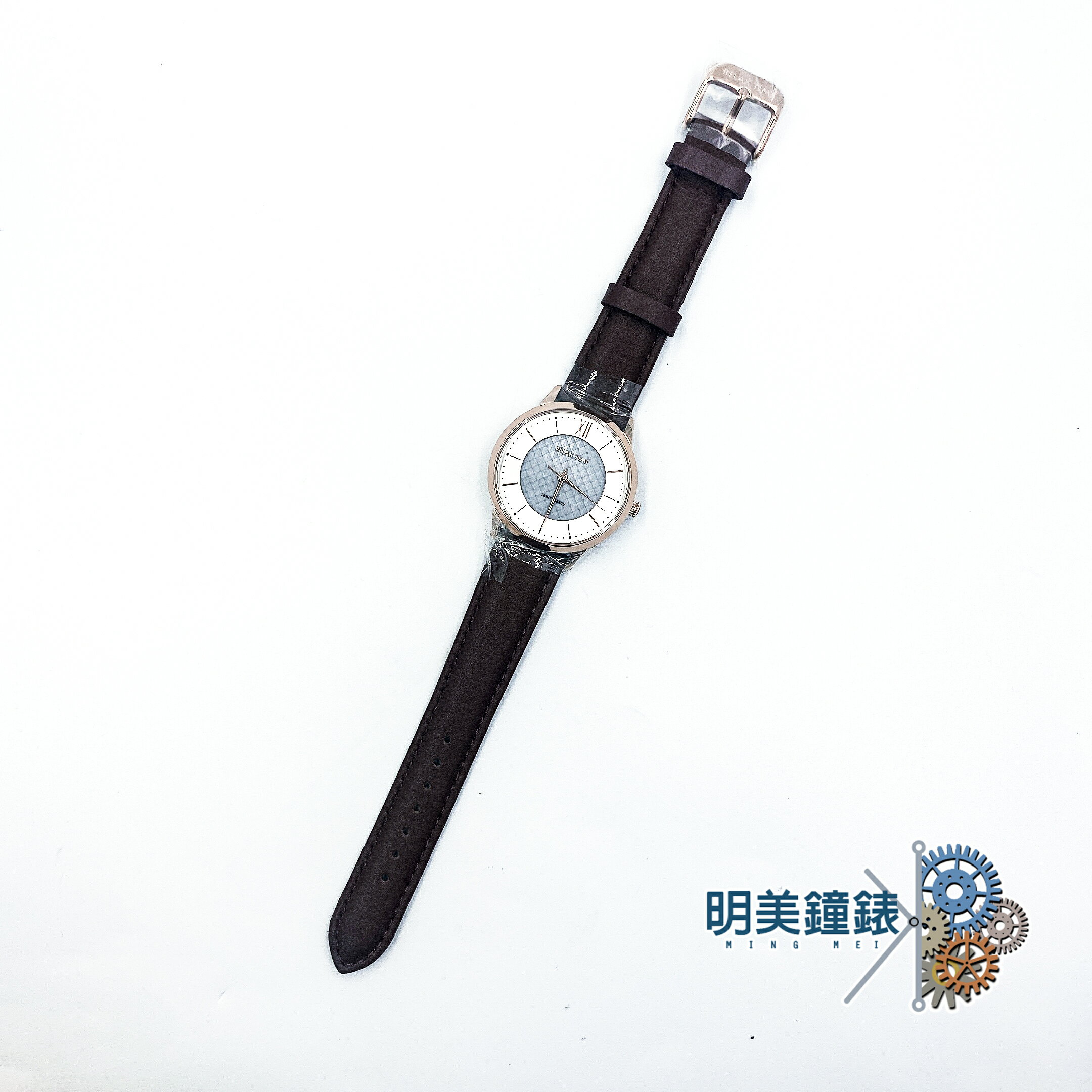 ◆明美鐘錶眼鏡◆Relax time 太陽能 時尚女錶 -玫瑰金/RT-108S-3L