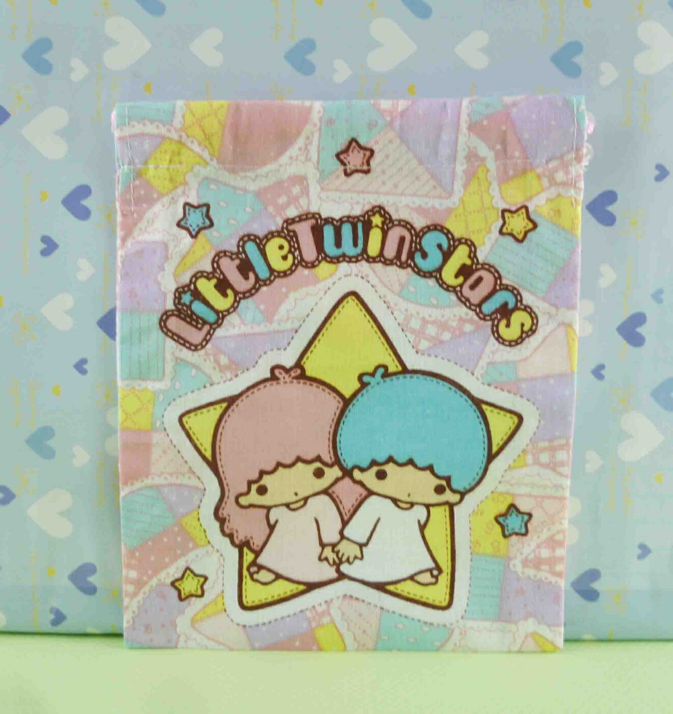 【震撼精品百貨】Little Twin Stars KiKi&LaLa 雙子星小天使 縮口袋-星星 震撼日式精品百貨