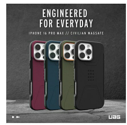 UAGiPhone 16 Pro Max 磁吸耐衝擊簡約保護殼