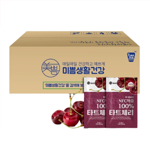 韓國 MIPPEUM 100% NFC 酸櫻桃果汁 70mlx100包 (箱出)