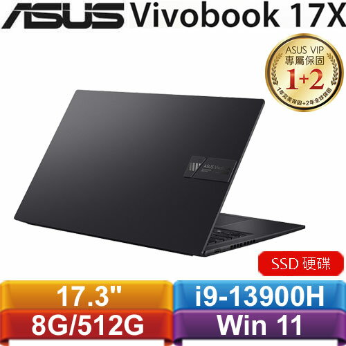 ASUS華碩 VivoBook 17X K3704VA-0052K13900H 筆電 搖滾黑原價36900(省6901)