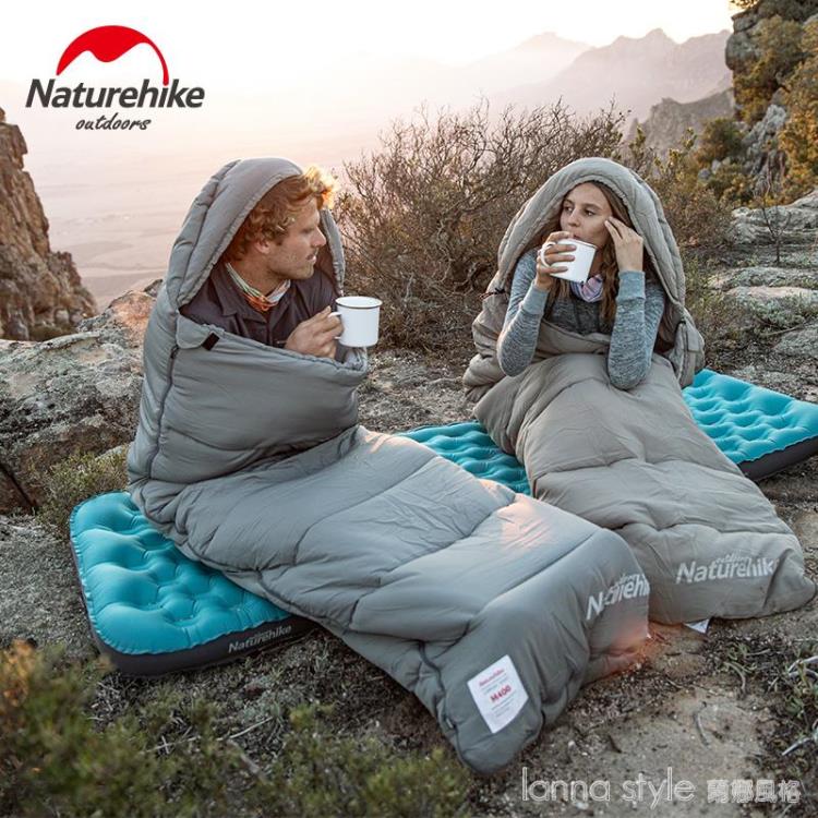 睡袋大人戶外露營夏季薄款成人便攜冬季保暖羽絨棉