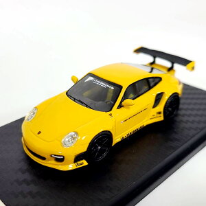 M.C.E. 1/64 模型車 Porsche 保時捷 911 997 MCE640002F 黃色