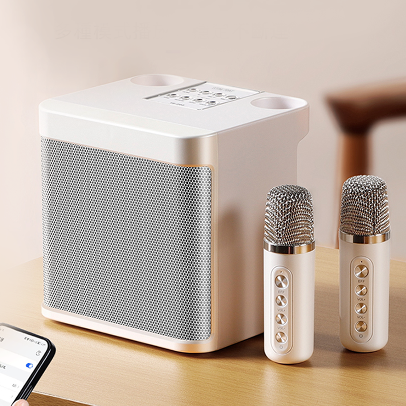 藍芽雙麥克風k歌音箱
