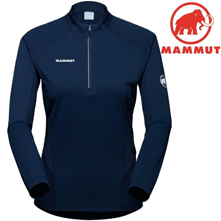 Mammut 長毛象 Aenergy FL Half Zip 女款 長袖半門襟排汗衣 1016-01340 5118 海洋藍