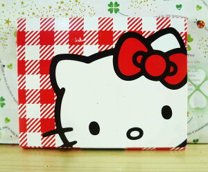 【震撼精品百貨】Hello Kitty 凱蒂貓-KITTY吸油面紙-紅白格圖案 震撼日式精品百貨