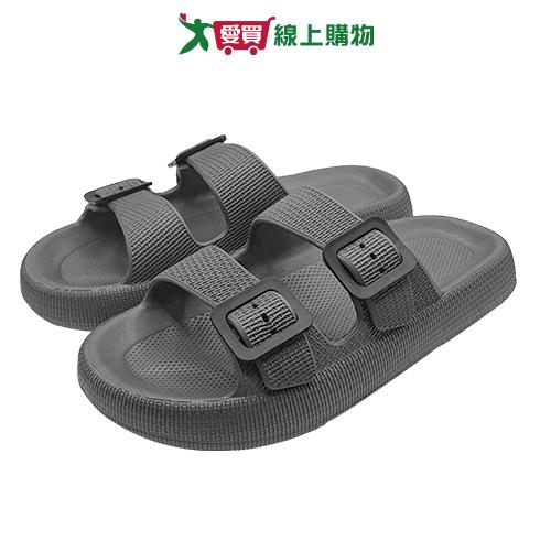 厚底雙帶室外拖MA023灰26-28cm 鞋子 拖鞋 室外拖 耐磨止滑 厚底【愛買】