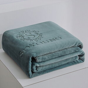 錦絲絨加厚冬季毛毯被子珊瑚絨保暖沙發毯學生宿舍單人鋪床床單