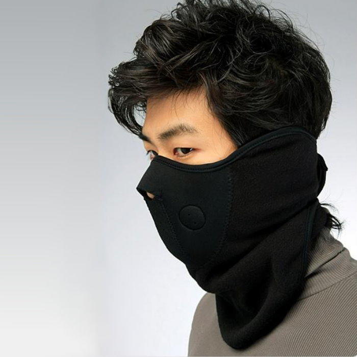 防風面罩 防護面罩 防寒面罩 保暖面罩 抓絨面罩 機車面罩 自行車口罩【DP320】 123便利屋