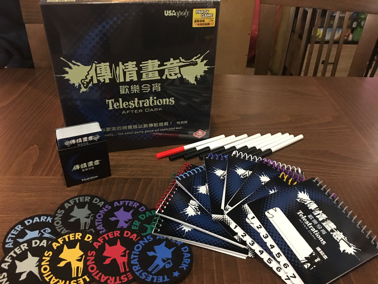 【桌遊侍】傳情畫意 歡樂今宵  成人版 正版 實體店面快速出貨 《免運.再送充足牌套》任兩件在九折喔!! 3