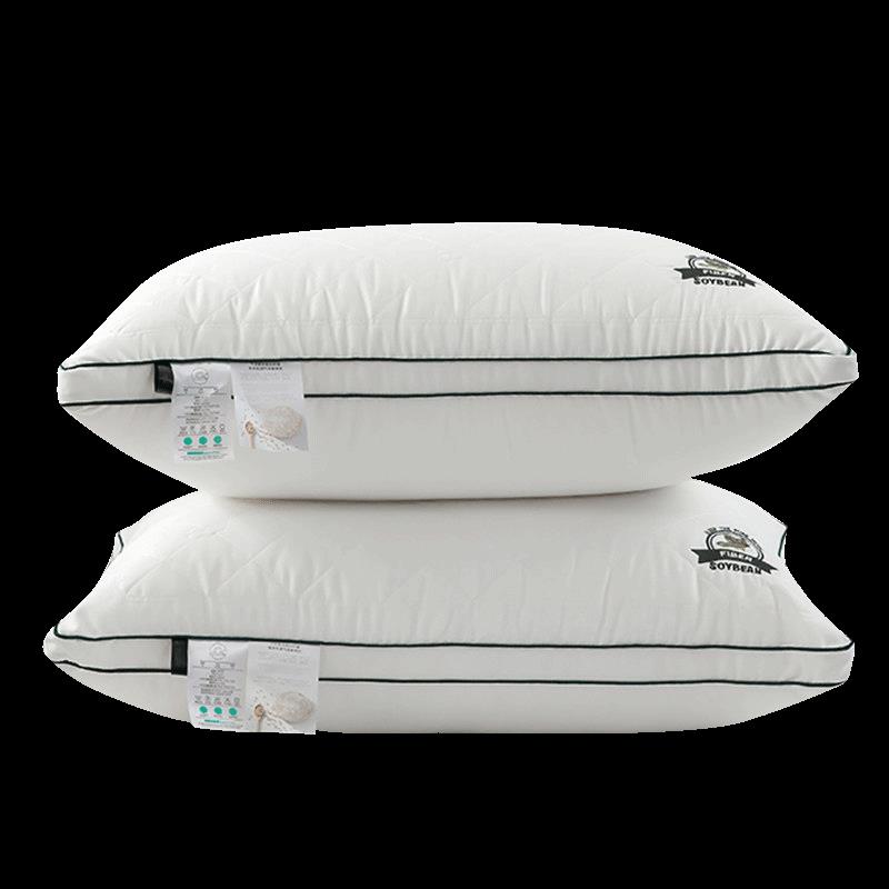 枕頭夏季男護頸椎枕睡覺專用枕芯一對家用酒店枕全棉不塌陷不變形