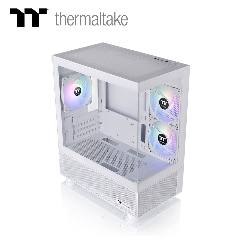 【Thermaltake 曜越】View 170 TG ARGB 強化玻璃小型機殼-雪白版【三井3C】