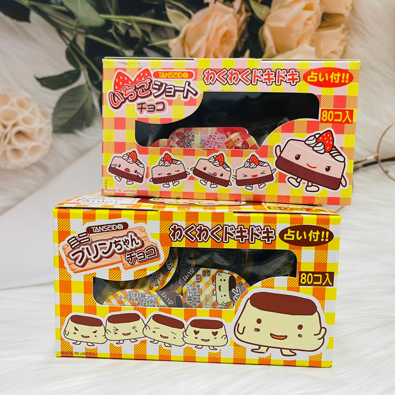 日本 丹生堂 造型巧克力糖 224g 布丁造型/草莓蛋糕造型 兩種可選｜全店$199免運