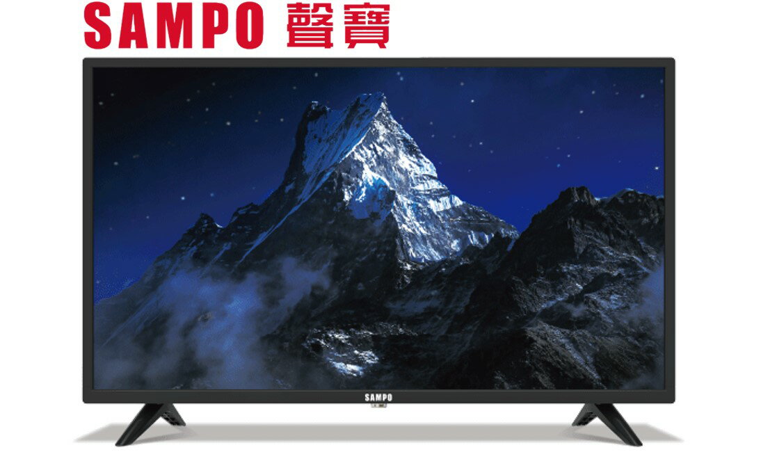 SAMPO 24型 HD LED電視 EM-24FC600【寬550.77*深160*高367.33 mm (含腳座)】