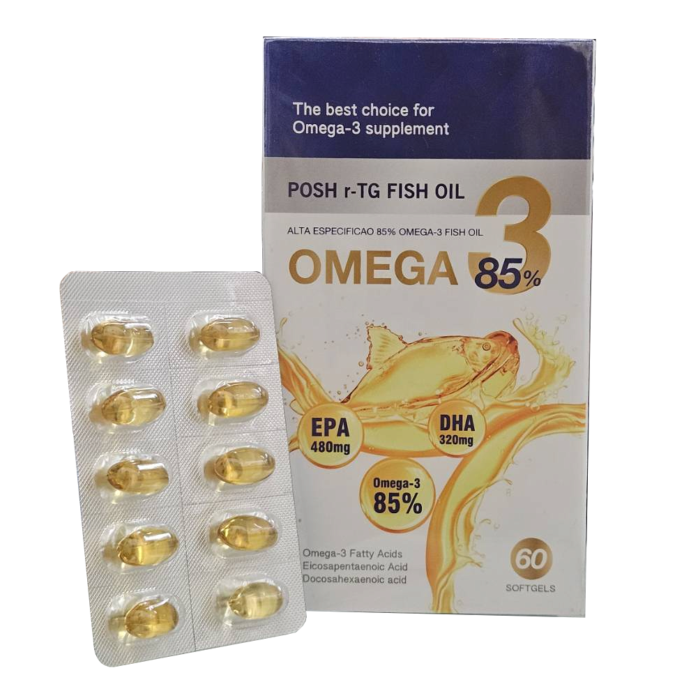 西班牙專利 85%高濃度 索倫泰斯頂級魚油 r-TG型 60顆 1