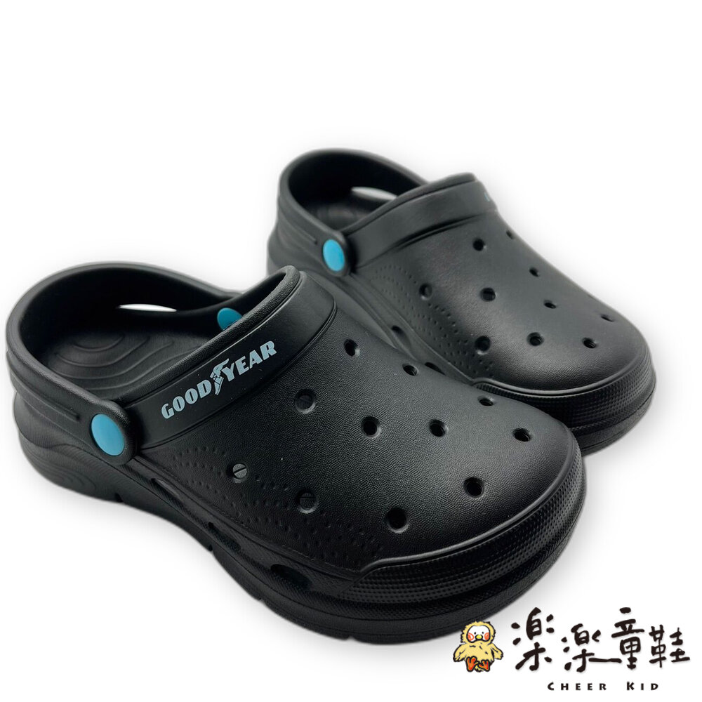 臺灣製輕量涼鞋-黑色 - 臺灣製 臺灣製童鞋 MIT MIT童鞋 臺灣製涼鞋 MIT涼鞋 洞洞鞋 涼鞋 拖鞋 兒童涼鞋 兒童脫鞋 兒童洞洞鞋 女童鞋 男童鞋 女童涼鞋 男童涼鞋 固特異 固特異鞋 GOODYEAR