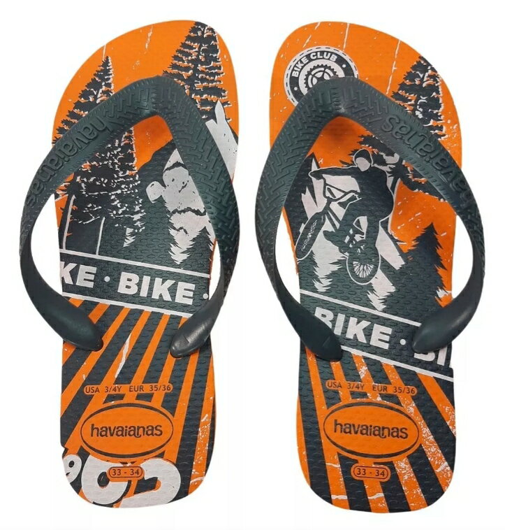 havaianas 哈瓦士 巴西人字拖 兒童款 Athletic 橘 涼鞋 拖鞋 夾腳拖 海灘鞋＊夏日微風＊