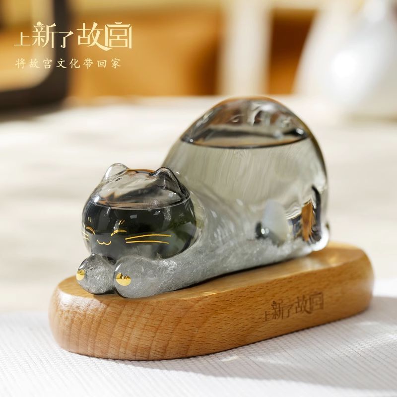 上新了故宮御貓天氣預報風暴瓶辦公室桌面伴手禮新年跨年生日禮物