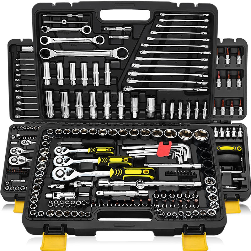 46件套裝工具 1/4小飛工具套裝小棘輪工具套筒扳手汽修修車工具 0