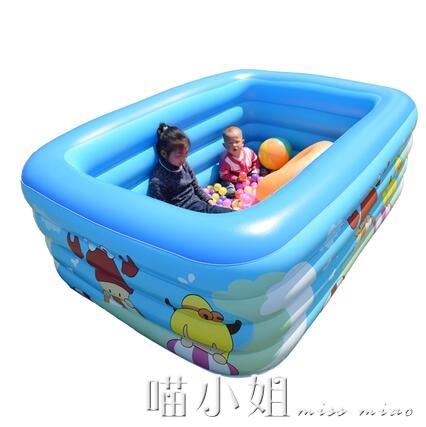 嬰兒童充氣游泳池家用加厚寶寶游泳桶可摺疊大人小孩超大型戲水池 免運開發票