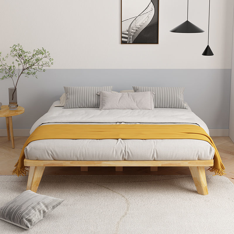 無床頭床現代簡約小戶型08榻榻米床架輕奢雙人實木床18