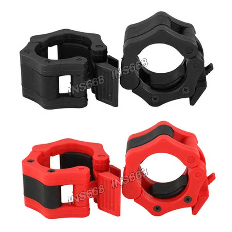 快速卡扣 奧杆卡頭 (一對) 固定鎖 快速鎖 舉重槓 槓鈴 W槓 啞鈴 安全快扣 卡簧鎖扣 INS668 3