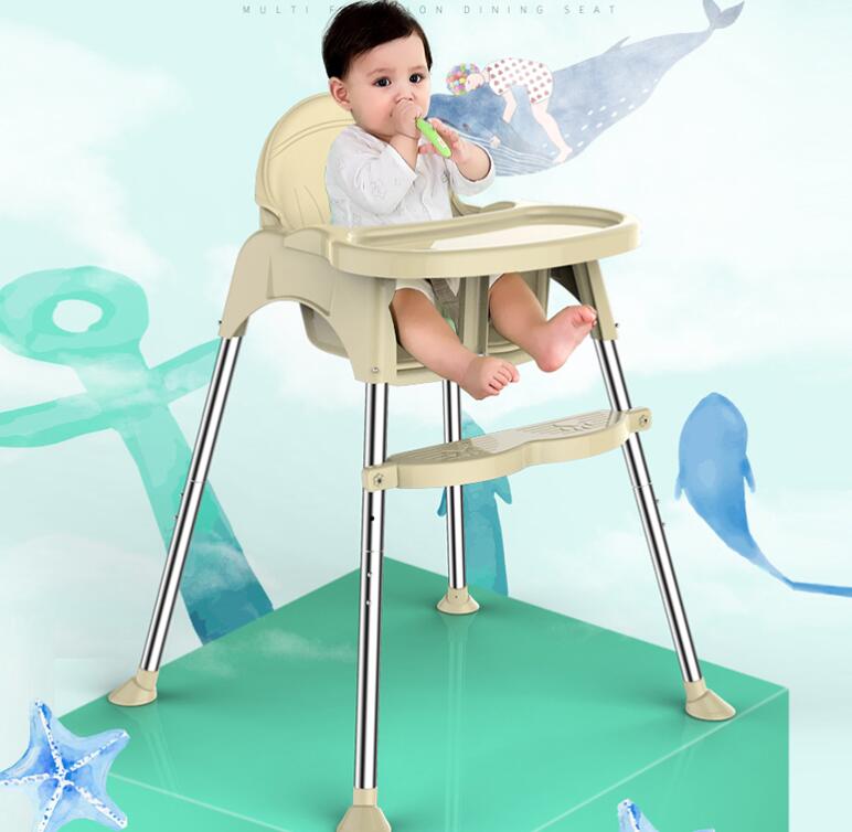 ❀樂天優選 兒童餐椅 兒童寶寶吃飯桌椅嬰兒餐椅便攜式多功能座椅家用可升降椅子小凳子【極有家】