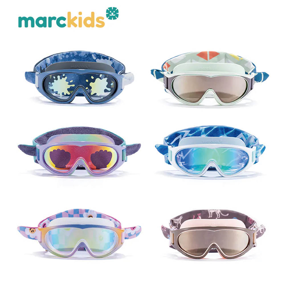 Marcus & Marcus Marckids 兒童頭帶式造型大框泳鏡｜多款可選【悅兒園婦幼生活館】