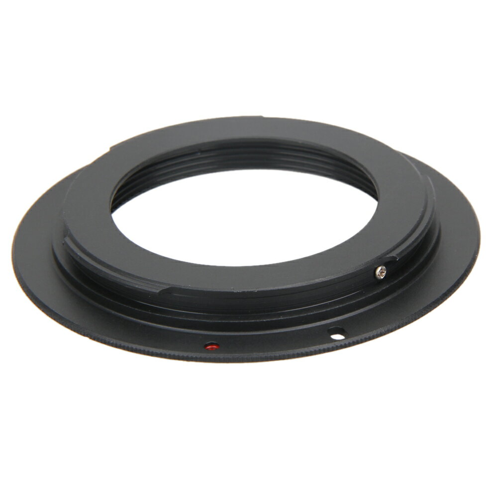 M42鏡頭轉佳能EOS機身轉接環 黑色鋁合金無芯片 M42-EOS轉接環