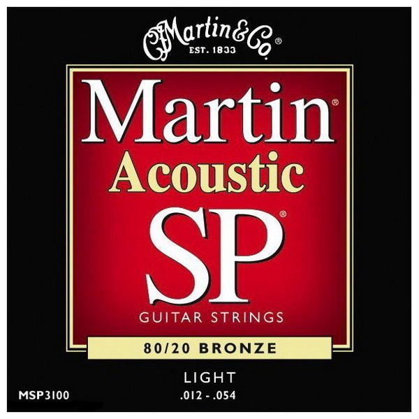 Martin SP MSP3100 80/20 BRONZE 12-54 木吉他/民謠吉他弦專業錄音演奏級【唐尼樂器】
