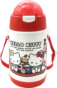 Hello Kitty不鏽鋼吸管水壺350ml