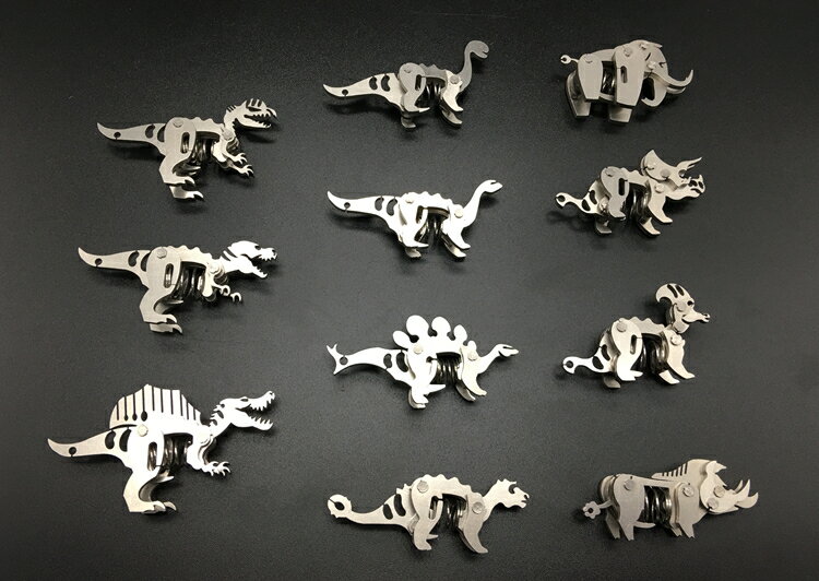 鋼魔獸蝎子3d立體拼圖金屬模型鑰匙扣成年不銹鋼拼裝高難度玩具
