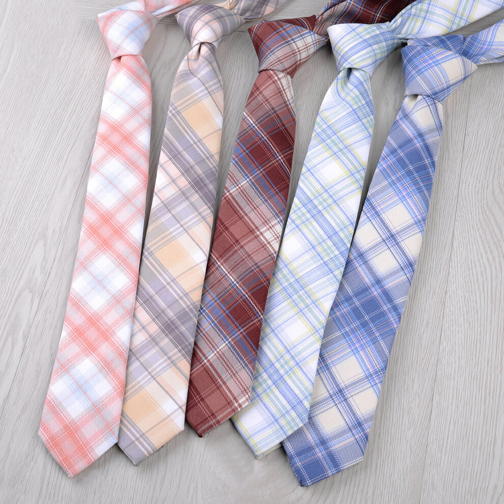 領帶女ins學院風棉質手系款英倫窄領帶男女學生休閑jk制服配飾 潮