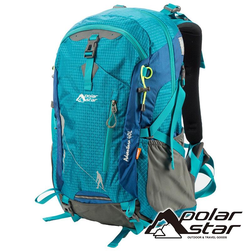 【PolarStar】透氣網架揹包40L『藍色』P19804