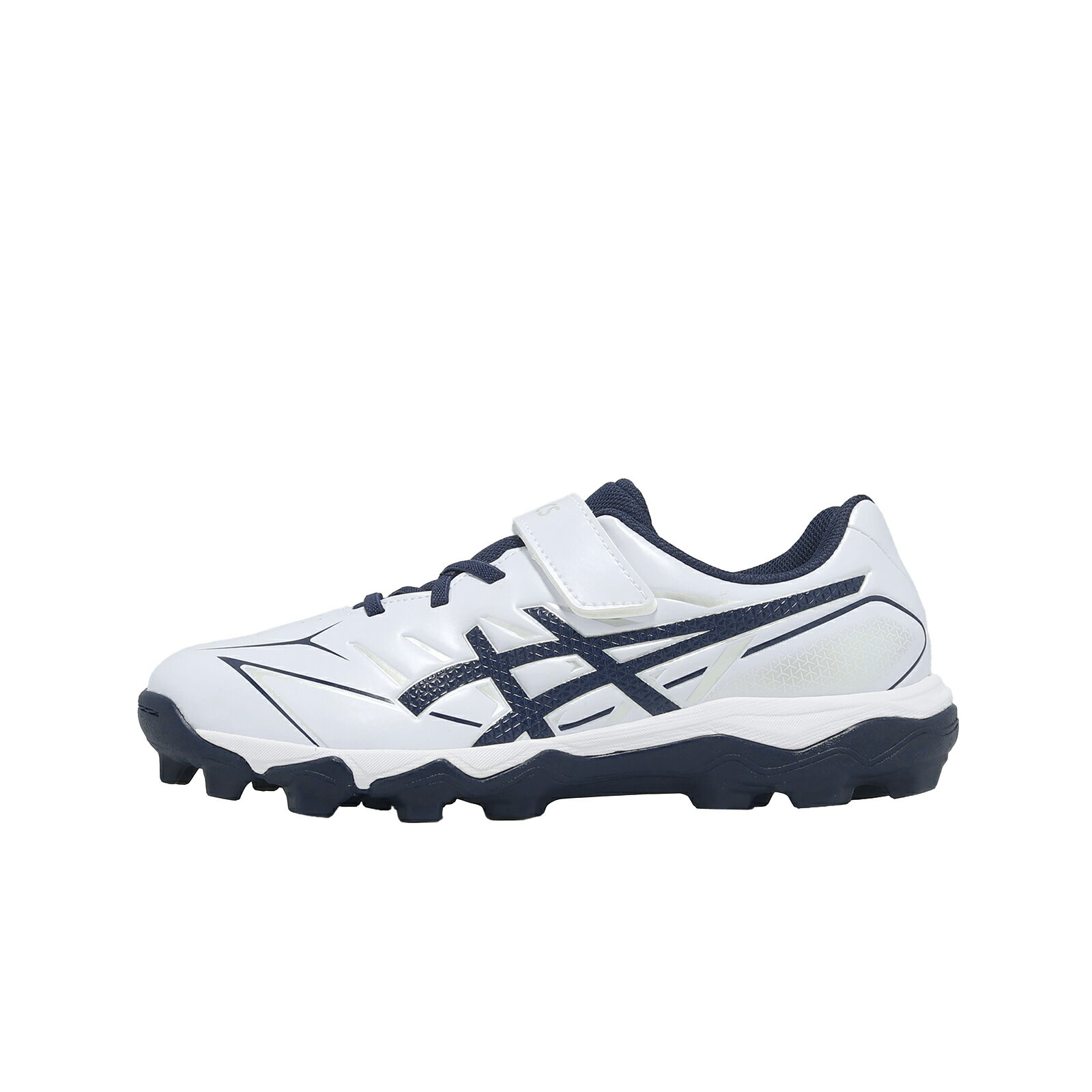 Asics 亞瑟士 棒球鞋 Star Shine S 3 大童 女鞋 白 皮革 魔鬼氈 抓地 1124A011103