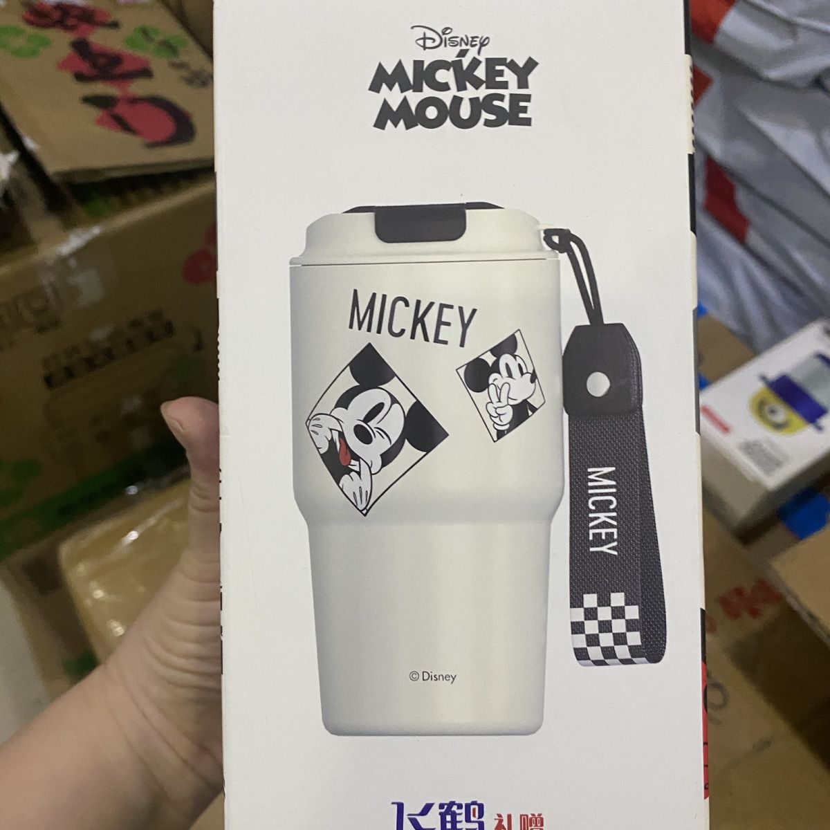 germ聯名米奇米老鼠咖啡杯唐老鴨保溫杯316不銹鋼辦公車載水杯子【北歐居家生活】