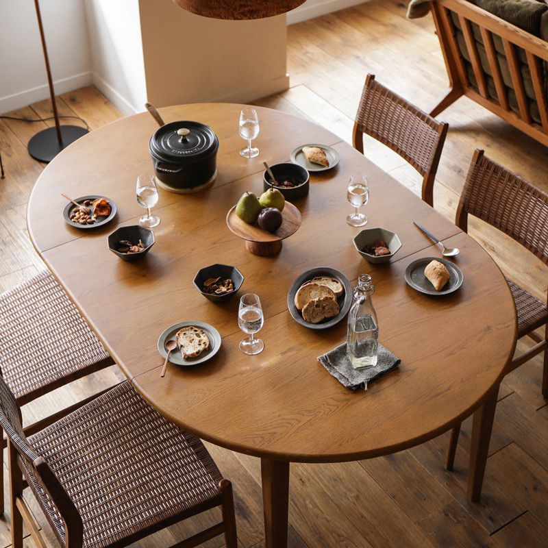 餐桌 實木桌 餐桌椅 折疊桌 實木餐桌家用日式伸縮吃飯桌子現代簡約小戶型飯桌可折疊圓桌 八折減免 【h2】