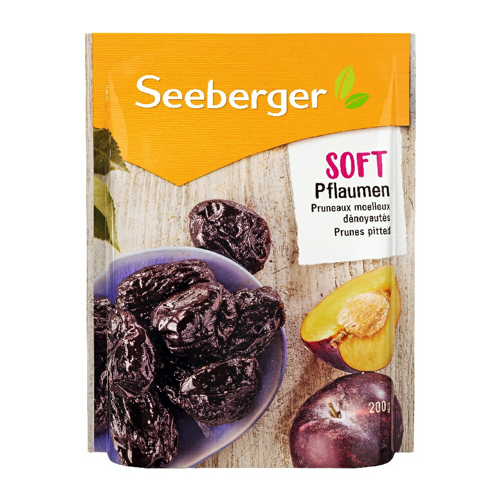Seeberger軟心系列 喜德堡天然去籽軟黑棗(200g/包)