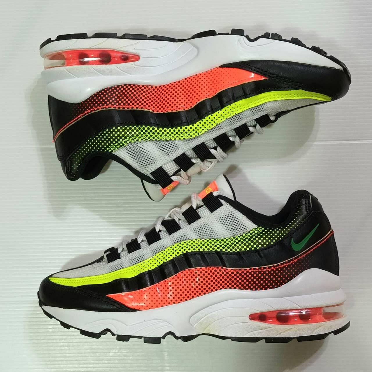 NIKE AIR MAX 95 RF GS NEON 大童 氣墊 增高 穿搭 跑步鞋 慢跑鞋 休閒鞋 運動鞋 us3.5Y 22.5cm