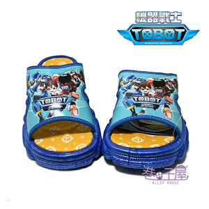 TOBOT機器戰士 童款造型防水運動拖鞋 [TBKS00506] 藍 MIT台灣製造【巷子屋】