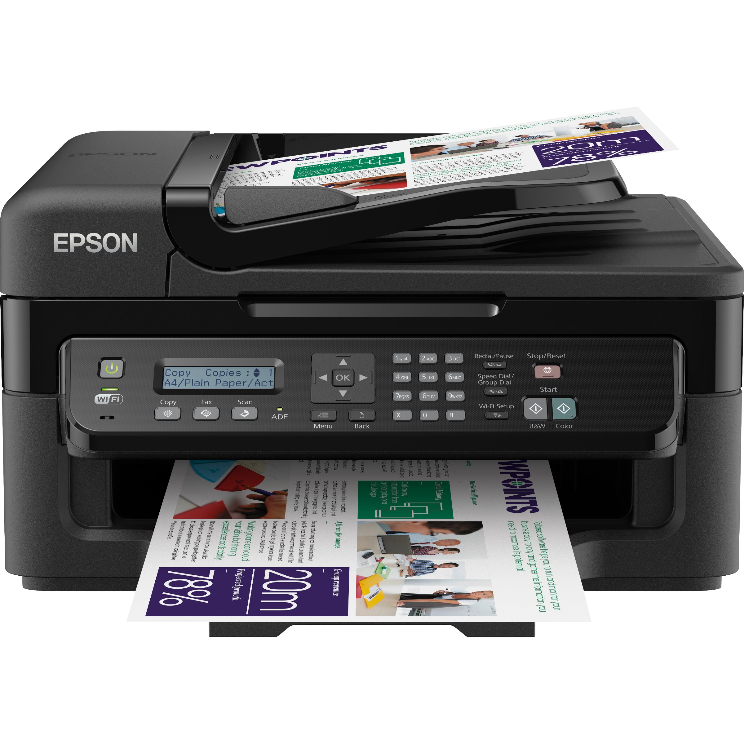 88printers Epson  WorkForce WF 2530  Inkjet Multifunction 