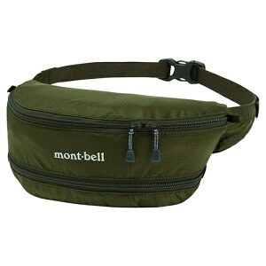 ├登山樂┤日本 mont-bell Pocketable Light 輕量收納腰包 卡其綠 1123984KHGN