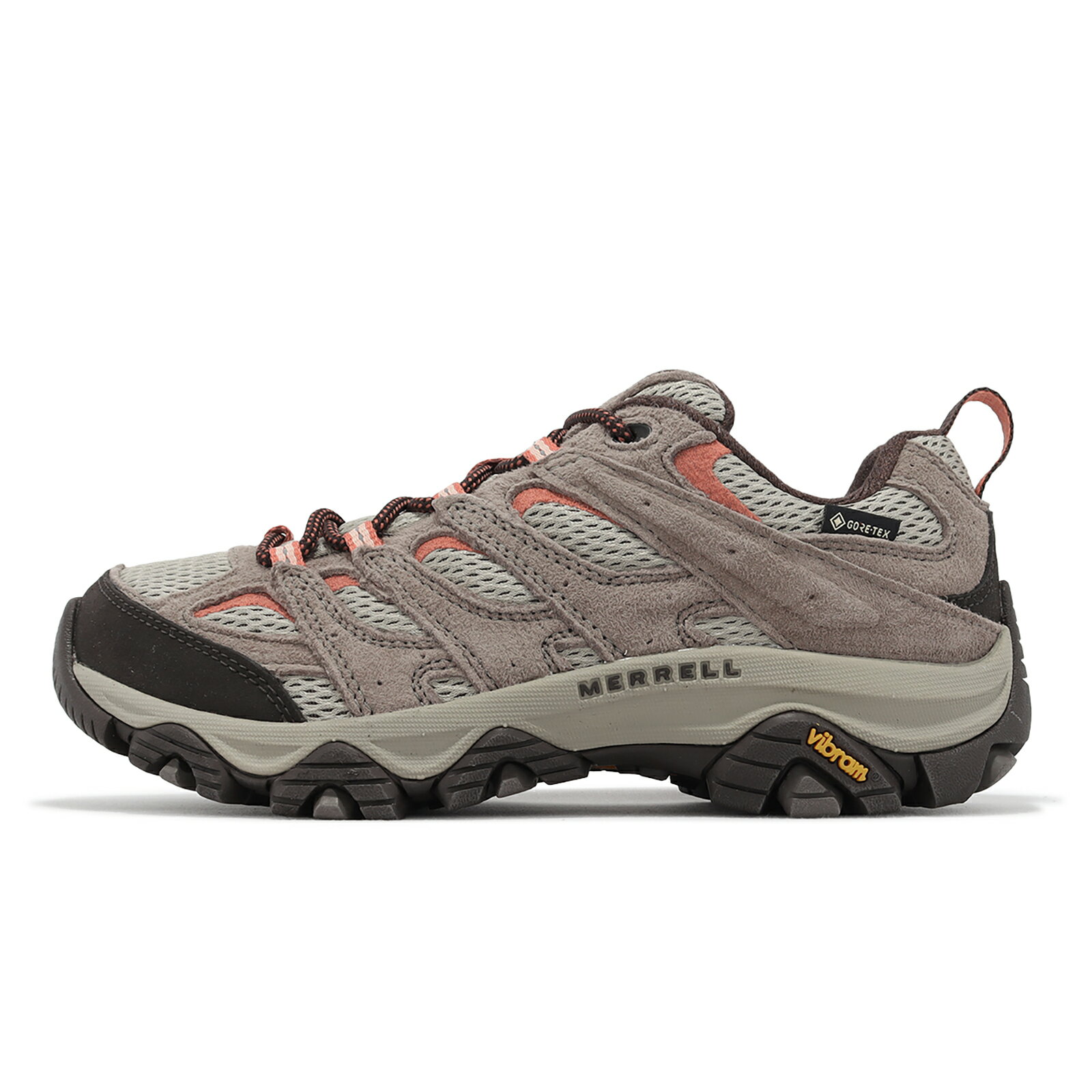 Merrell 登山鞋 Moab 3 GTX 女鞋 棕 粉 防水 避震 黃金大底 郊山 越野 戶外
