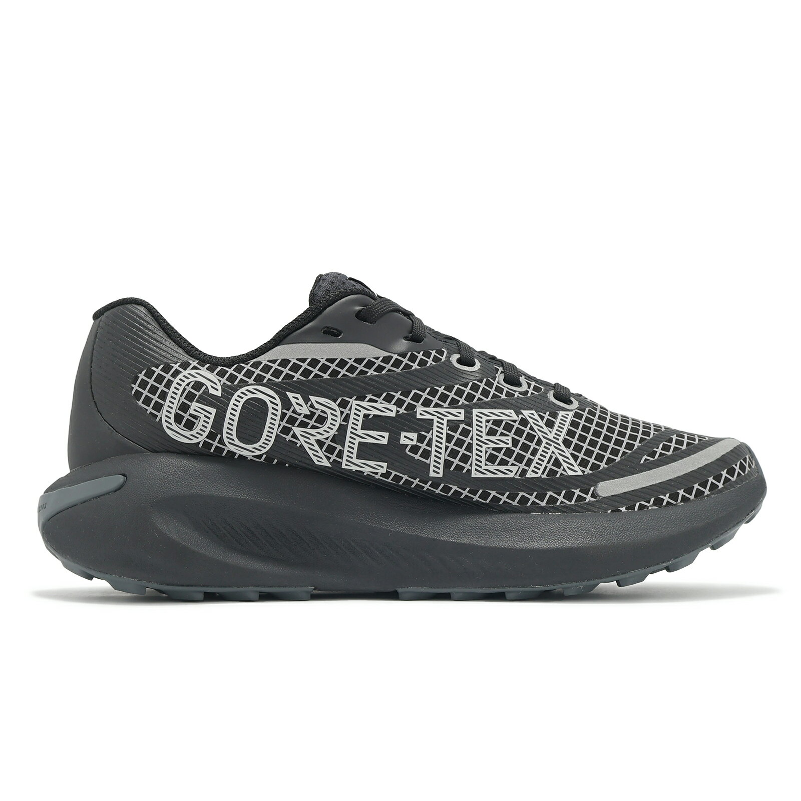 Merrell 越野跑鞋 Morphlite Reflective GTX 女鞋 黑灰 防水 回彈 廣告主打款 1