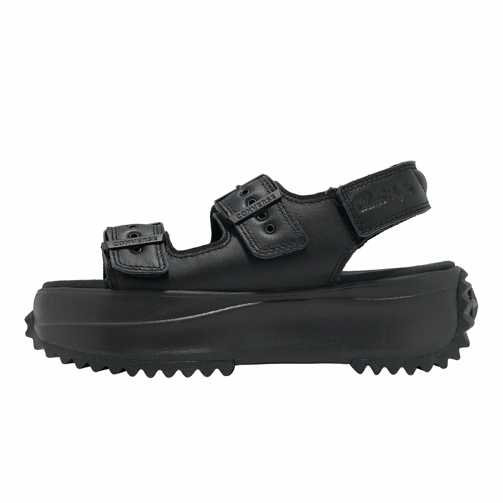 Converse 厚底涼鞋 Run Star Sandal 男鞋 女鞋 黑 增高 扣環 魔鬼氈 A20645C