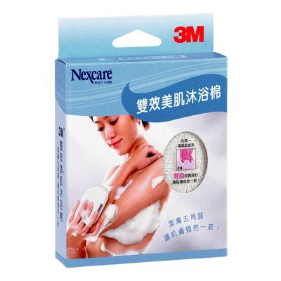【3M】官方現貨 Nexcare  雙效美肌沐浴棉 沐浴海綿