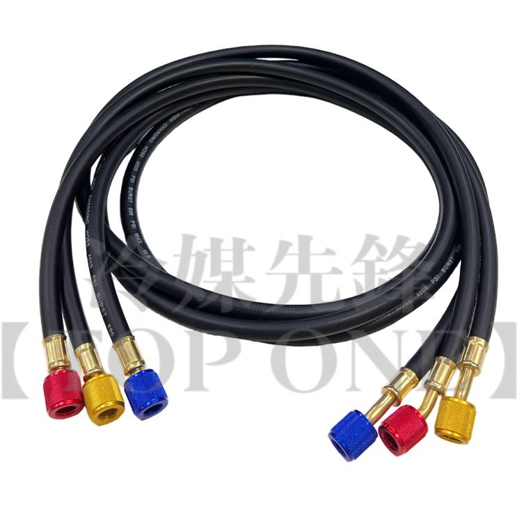 【黑鑽】R134a冷媒管 黑鑽管 5尺 三色管 加氟皮管 3000psi耐壓 贈橡皮修理包 台灣現貨 10J134 1 【黑鑽】R134a冷媒管 黑鑽管 5尺 三色管 加氟皮管 3000psi耐壓 贈橡皮修理包 台灣現貨 10J134 1